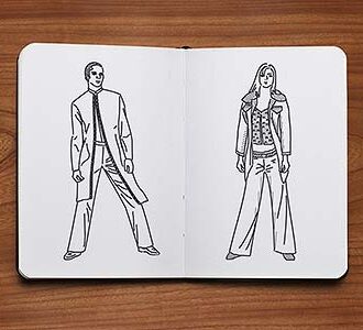 Illustration: Fashion Design Sketch