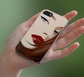 iPhone Case: Vector Girl Illustration